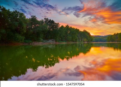 Sunset On The Kentucky River.