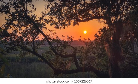 Sunset On Kiawah Island, South Carolina.