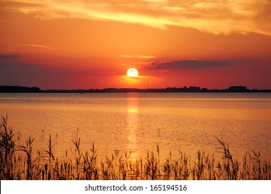 Sunset On The Lake