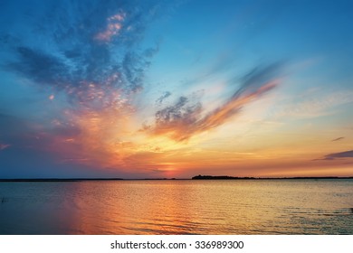 Sunset On The Lake