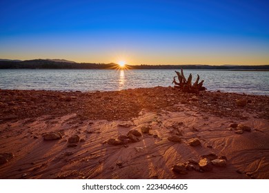 Sunset on Lake Blue Ridge at Morganton Point Campground in the Chattahoochee-Oconee  National Forest, GA. - Shutterstock ID 2234064605