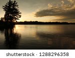 Sunset on Lake Delton in Wisconsin