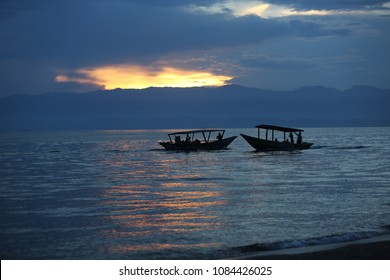 Sunset On Lake Kivu