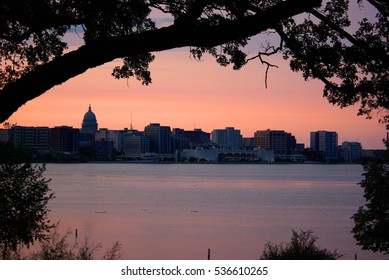 Sunset On Lake Monona