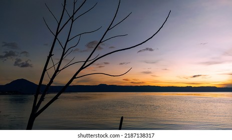 Sunset On Lake Toba, Indonesia
