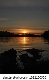 Sunset On Lough Leane In Kerry