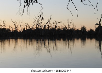 Sunset On The Menindee Lakes