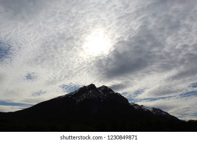 Sunset  on  the  mountain