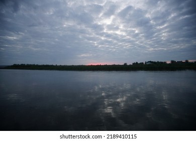 Sunset On Northern Alberta Lake