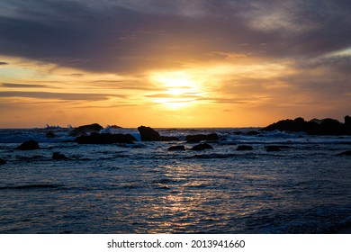 Sunset On A Northern California Beach