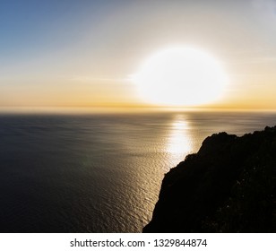 Sunset on the ocean