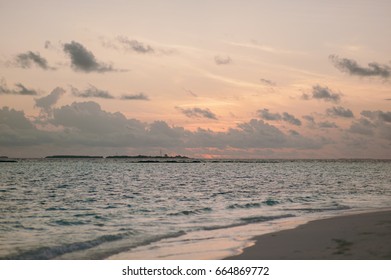 Sunset on the ocean