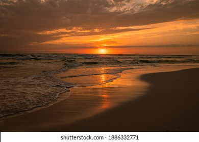 Sunset On Okaloosa Island Pier