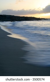 Sunset on Oneloa Beach, Maui