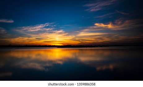 Sunset On Ormond Beach Tomoka River