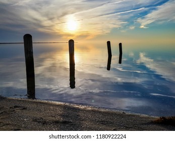 Sunset On Pamlico Sound NC.