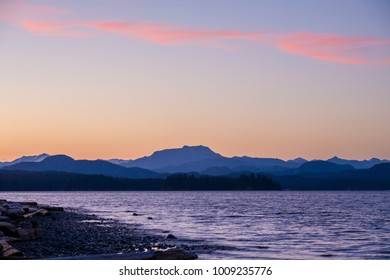 Sunset On Quadra Island, BC