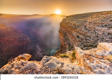 Sunset On The Rim Of The Grand Canton USA