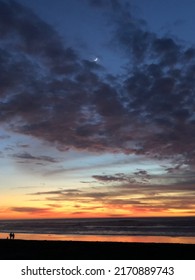 Sunset On San Francisco Beach