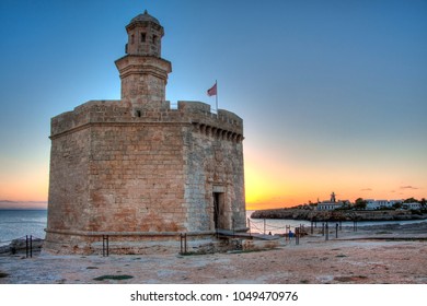 Sunset On San Nicolau Tower Minorca Stock Photo 1049470976 | Shutterstock