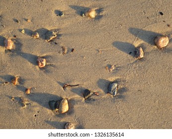 Sunset On The Sand Beach Of Stonington Connecticut