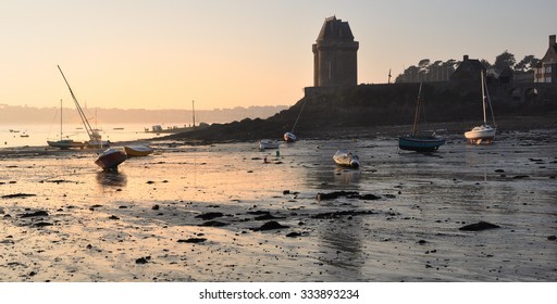 Sunset on the Solidor tower in Saint-Malo, Brittany - Powered by Shutterstock