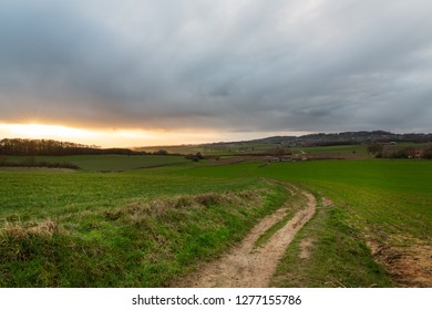 Sunset On Top Of The Kemmelberg, Ypres