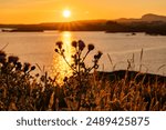 Sunset on Trearddur bay Beach, Isle of Anglesey