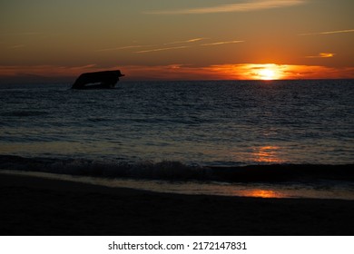 Sunset On The Water At The Stone Ship In Cape May New Jersey