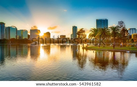 Sunset at Orlando