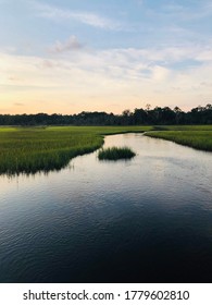 Sunset Over Ashley River, Charleston, SC