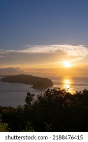 Sunset Over Awaji Island From Kada