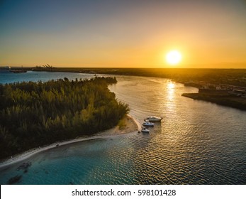 Sunset over Bahia de Andres, Boca Chica