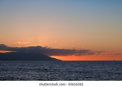 Sunset Over Banderas Bay, Puerto Vallarta, Mexico