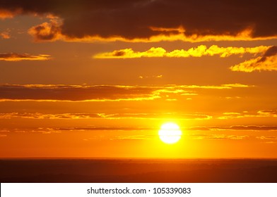 Sunset Over The Barossa Valley, South Australia