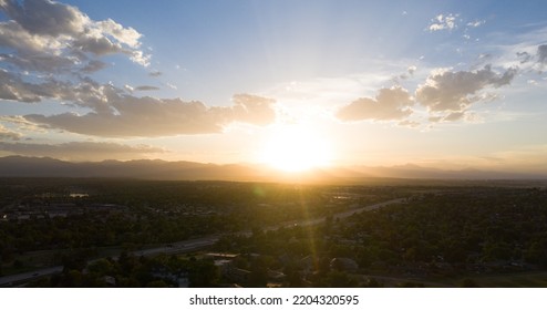 Sunset Over Beautiful Westminster Colorado 