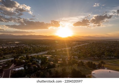 Sunset Over Beautiful Westminster Colorado 