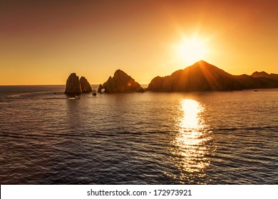 Sunset Over Cabo San Lucas