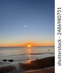 Sunset Over the Cape Cod Bay