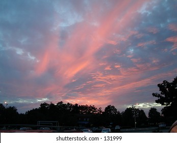 Sunset Over Chapel Hill, North Carolina