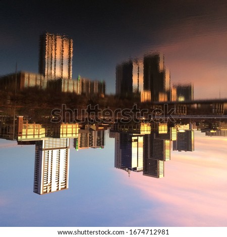 Similar – most beautiful city skyline