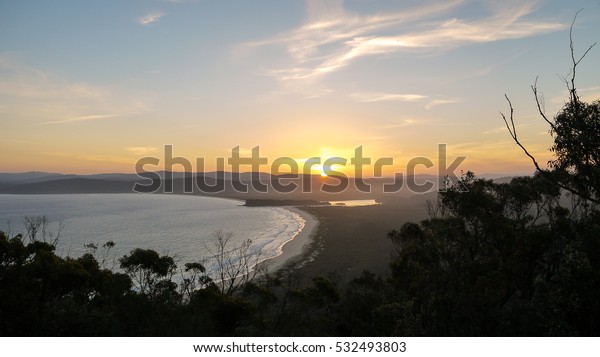 Sunset Over Disaster Bay Lookout Ben Stock Photo Edit Now 532493803