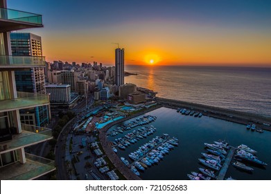 Sunset Over Downtown Beirut