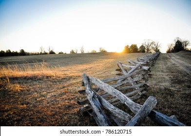 Sunset Over Fields - Appomattox Court House National Historical Park