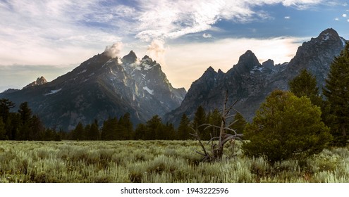 Sunset Over Grand Teton National Park, Wyoming