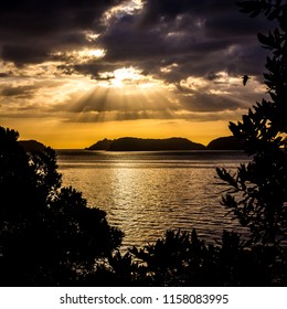 Sunset Over Hauraki Gulf