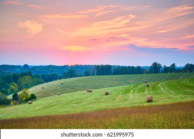 Sunset over Hayfield KY