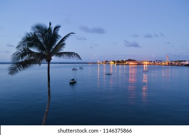 Sunset Over Hilo Bay, Hawaii