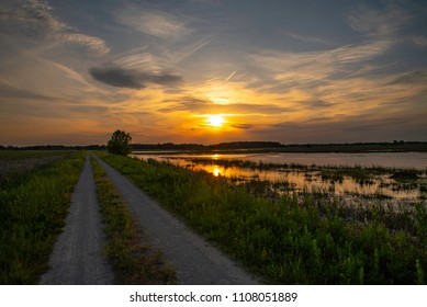 Sunset Over Horicon Marsh