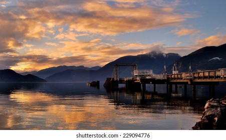 Sunset Over Howe Sound